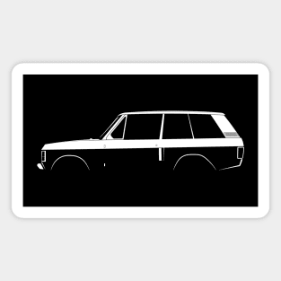 Range Rover (1970) Silhouette Magnet